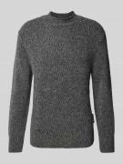 Regular fit gebreide pullover van zachte katoenmix