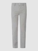 Slim fit chino met stretch, model 'Schino Slim'