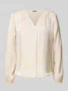 Overhemdblouse met V-hals