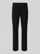 Slim fit stoffen broek met strookzakken, model 'Annalena'