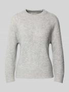 Gebreide pullover met effectgaren