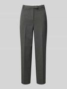 Slim fit stoffen broek met persplooien