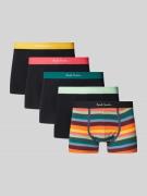 Boxershort met elastische band met logo in een set van 5 stuks