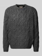 Gebreide pullover met wol, model 'BATTERY'