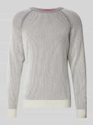 Gebreide pullover met ribboorden, model 'Squizzo'