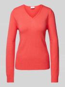 Gebreide pullover met V-hals, model 'RIL'