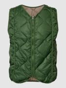 Gewatteerde bodywarmer met tweewegritssluiting