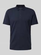 Regular fit poloshirt met labeldetail