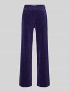 Wide leg corduroy broek met elastische band, model 'Style.Maine'