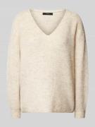 Loose fit gebreide pullover met wol, model 'DESMA'