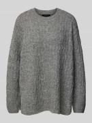 Comfort fit gebreide pullover met structuurtricot, model 'ELYA'