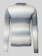 Gebreide pullover met ribboorden, model 'TIMBER'