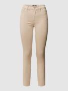 Skinny fit stoffen broek met stretch