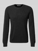 Gebreide pullover met ronde hals