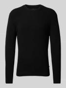 Gebreide pullover met labeldetail, model 'lagoon'