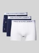 Boxershort met elastische band met logo in een set van 3 stuks