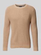 Gebreide pullover met structuurmotief, model 'Silor'