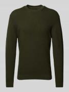 Gebreide pullover met labeldetail, model 'lagoon'