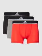 Boxershort met elastische band met logo in een set van 3 stuks