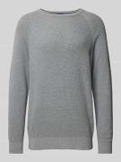 Gebreide pullover met ribboorden