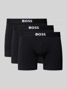 Boxershort met elastische logoband in een set van 3 stuks