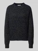 Gebreide pullover met ronde hals