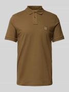 Poloshirt met labeldetail, model 'Passenger'