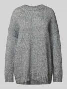 Gebreide pullover met extra brede schouders, model 'ANTONY'