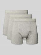 Boxershort met band met label in een set van 3 stuks