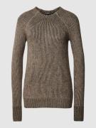 Gebreide pullover met streepmotief