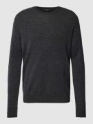 Gebreide pullover met ronde hals, model 'Sano'