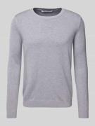 Gebreide pullover van viscosemix met ronde hals