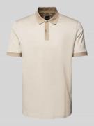 Regular fit poloshirt met labeldetail, model 'Parlay'