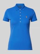 Poloshirt met labelstitching, model 'JULIE'