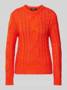 Gebreide pullover met ribboorden, model 'HILVAITE'