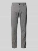 Modern fit stoffen broek met riemlussen, model 'Matthew'