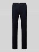 Regular fit pantalon met riemlussen