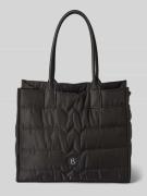 Handtas met labeldetail, model 'wallis'