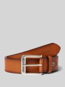 Leren riem met labelapplicatie, model 'Jeanser Used'