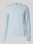 Gebreide pullover met ribboorden, model 'Ecaio'