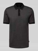 Regular fit poloshirt met labeldetail, model 'Parlay'