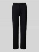 Straight leg stoffen broek met steekzakken, model 'NEW ZOE'