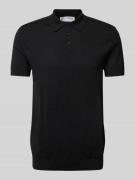 Poloshirt met elastische boorden