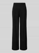 Wide leg stoffen broek met structuurmotief, model 'PALINA'