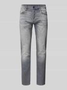 Slim fit jeans in used-look