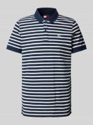 Slim fit poloshirt met logostitching