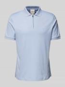 Slim fit poloshirt met logostitching, model 'LIQUID TOUCH'