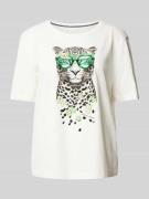 T-shirt met motiefprint