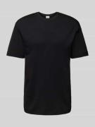 T-shirt met labeldetail, model 'TECH INTERLOCK'