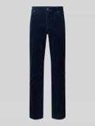 Straight leg corduroy broek in 5-pocketmodel, model 'DENTON'